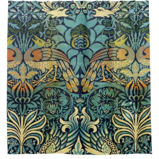 Rideaux De Douche Peacock Et Dragon William Morris (Devant)