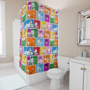 Rideaux De Douche PEANUTS   Classic Comic Motif