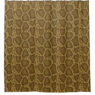 Rideaux De Douche Peau de serpent, motif de reptile
