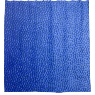 Rideaux De Douche peau en cuir bleu texture