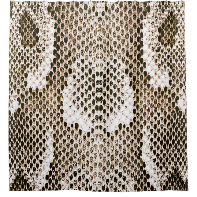 Rideaux De Douche peau python, motif de serpent, motif de peau anima (Devant)