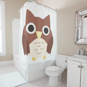 Rideaux De Douche peinture de hibou