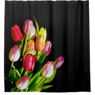 Rideaux De Douche Peinture Tulip - Art Fleur original