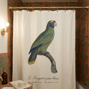 Rideaux De Douche Perroquet à queue rouge, Amazona Brasiliensis