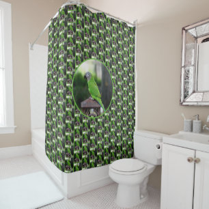 Rideaux De Douche Perrot de purée à tête cendrée