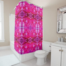 Pétales de rose rose vif motif floral de taille XL