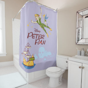 Rideaux De Douche Peter Pan et Tinkerbell