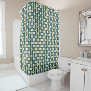 Rideaux De Douche Petunias blancs
