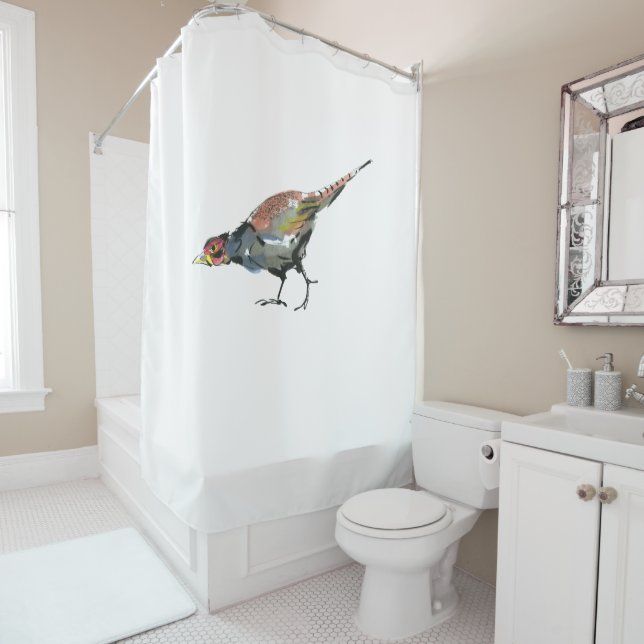 Rideaux De Douche Pheasant (En situation)
