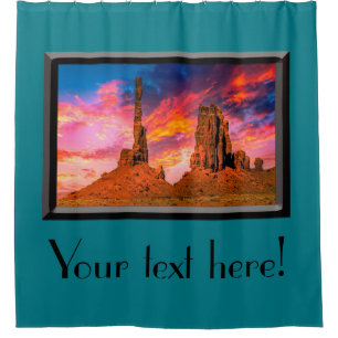 Rideaux De Douche Photo de la vallée du Monument