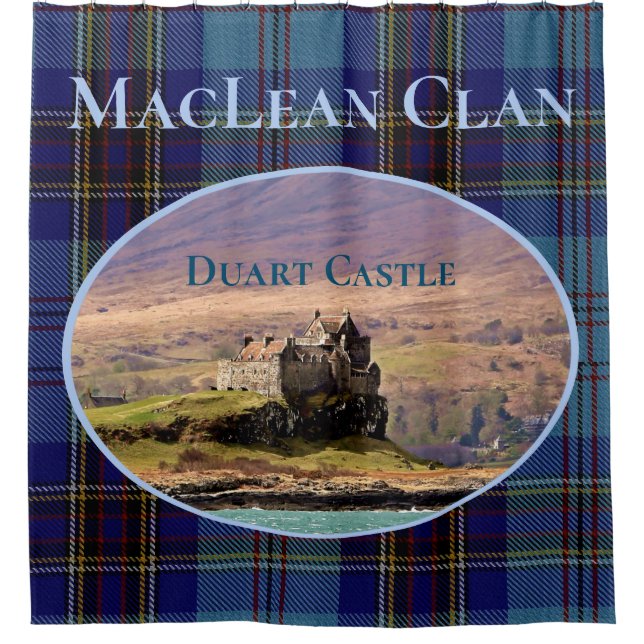 Rideaux De Douche Photo unique du château de Duart de MacLean Clan (Devant)
