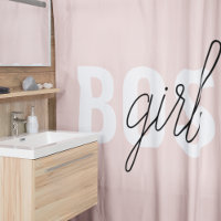 Phrase moderne Pastel Rose fille Boss Phrase