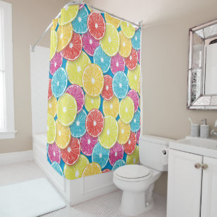 Rideaux De Douche Pièces de fruits d'agrumes