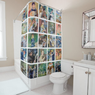 Rideaux De Douche Pierre-Auguste Renoir - Chefs-d'oeuvre Grille Coll