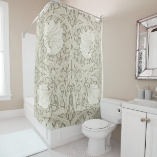 Rideaux De Douche Pimpernel Ivory, William Morris