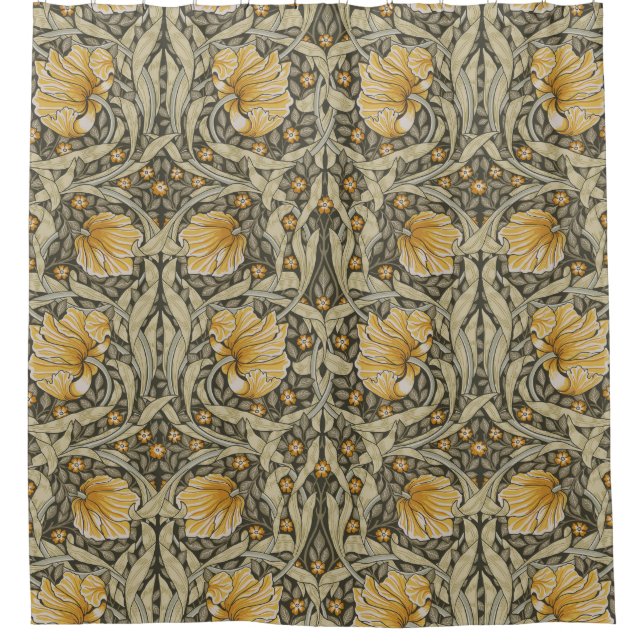 Rideaux De Douche Pimpernel jaune, william Morris, Art nouveau (Devant)