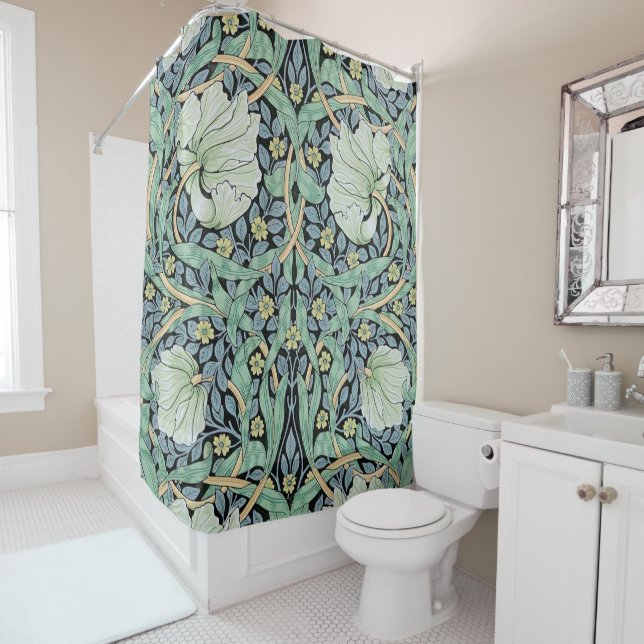 Rideaux De Douche Pimpernel, William Morris (En situation)