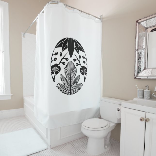 Rideaux De Douche Pine en bambou (En situation)