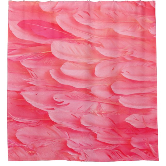 Rideaux De Douche Pink Flamingo Feathersflamingo,feather,pink,textur (Devant)