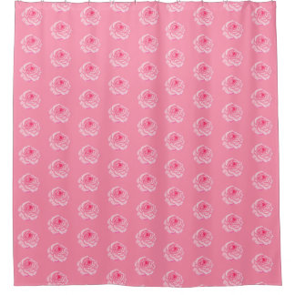 Rideaux De Douche Pink roses