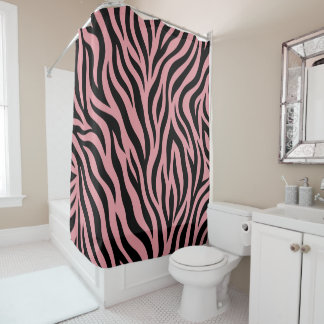 Rideaux De Douche Pink Safari