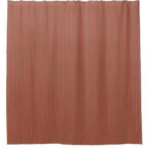 Rideaux De Douche Pinstripes orange