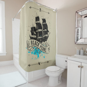 Rideaux De Douche Pirates des Caraïbes 5 Black Pearl