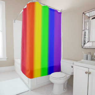 Rideaux De Douche PixDezines LGBT Rainbow
