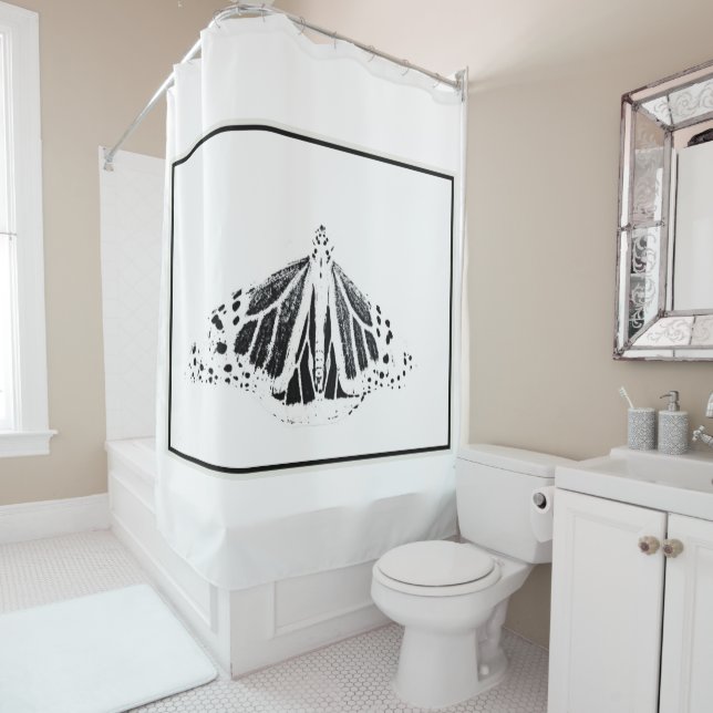 Rideaux De Douche Plan Monarque (En situation)