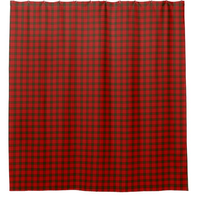 Rideaux De Douche Plaque rouge vert tartan MacDougall (Devant)