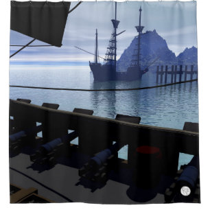 Rideaux De Douche Plate-forme de bateau