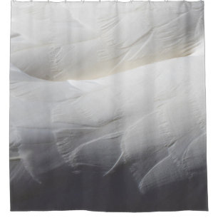 Rideaux De Douche Plumes plumage de cygne blanc