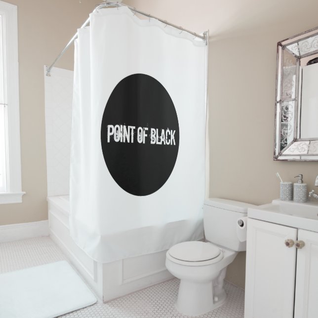 Rideaux De Douche "Point de Noir" (En situation)