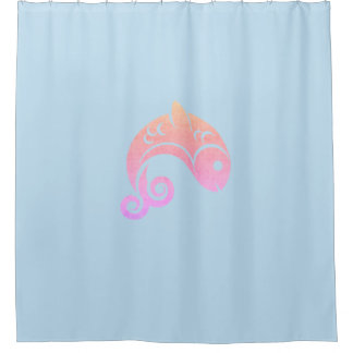 Rideaux De Douche poisson au coucher du soleil