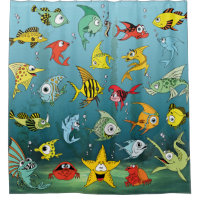 Poissons de bande dessinée sous-marins