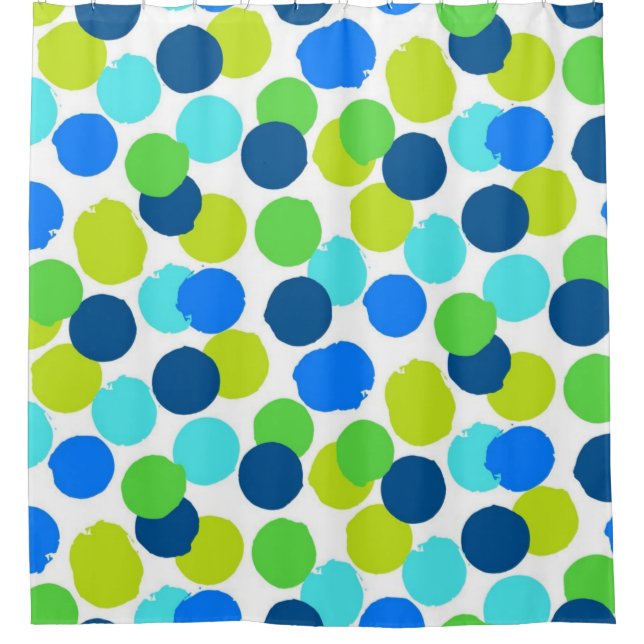 Rideaux De Douche Polka dot (Devant)