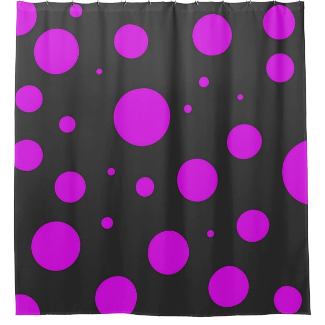 Rideaux De Douche Polka dot (Devant)