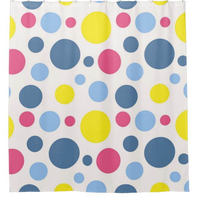 Rideaux De Douche Polka dot (Devant)