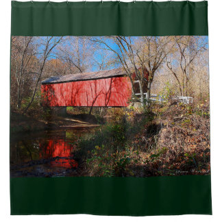 Rideaux De Douche Pont couvert de Cedar Creek, Missouri