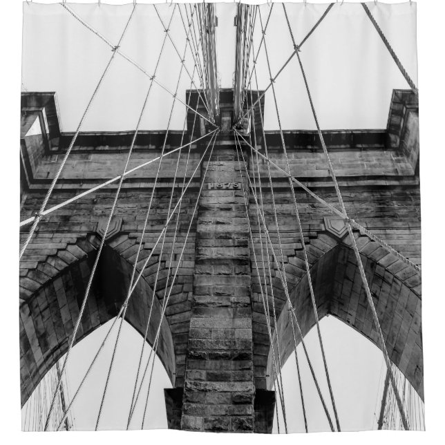 Rideaux De Douche Pont de New York City Brooklyn (Devant)