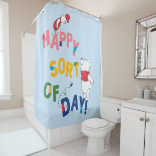 Rideaux De Douche Pooh et Piglet Bonne journée !