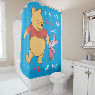 Rideaux De Douche Pooh et Piglet Ce n'est pas ce que nous avons cit
