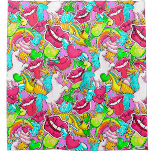 Rideaux De Douche Pop Art