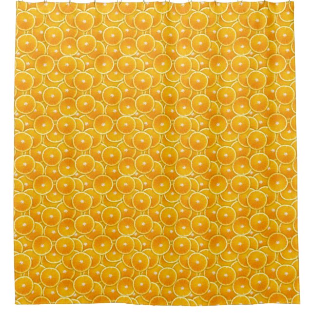 Rideaux De Douche Pop Art Orange Slices (Devant)