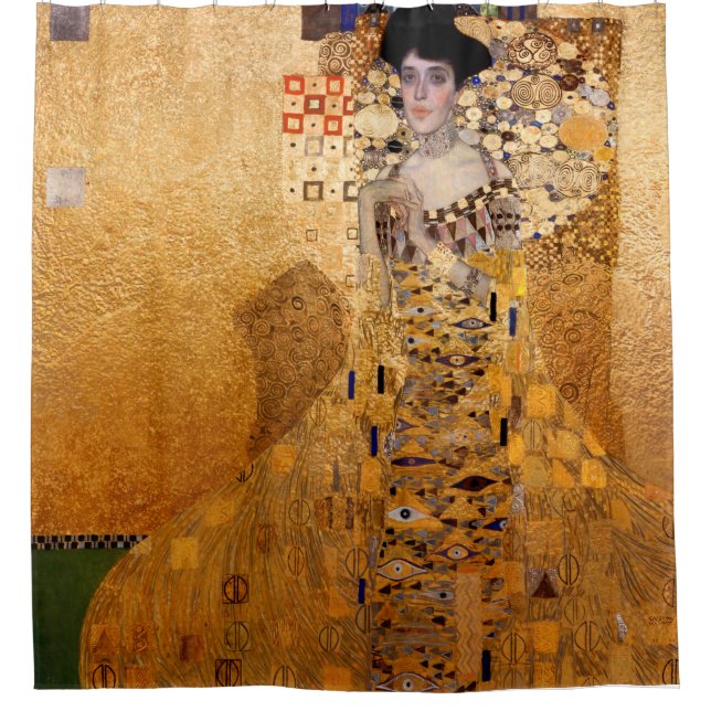 Rideaux De Douche Portrait de Gustav Klimt d'Adel Bloch Bauer 1907 (Devant)