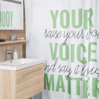 Positive Green Your Voice Matter Motivation Citati