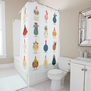 Rideaux De Douche Poulet mou