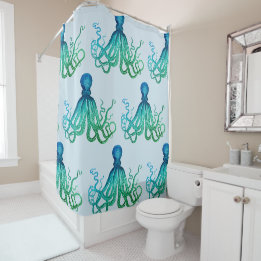 Rideaux De Douche poulpe