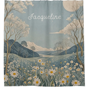 Rideaux De Douche Pré lunaire personnalisé