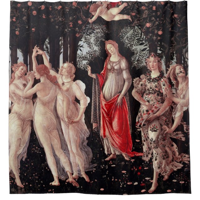 Rideaux De Douche Printemps Primavera Sandro Botticelli Renaissance (Devant)